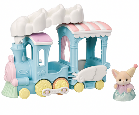 Floating Cloud Rainbow Train