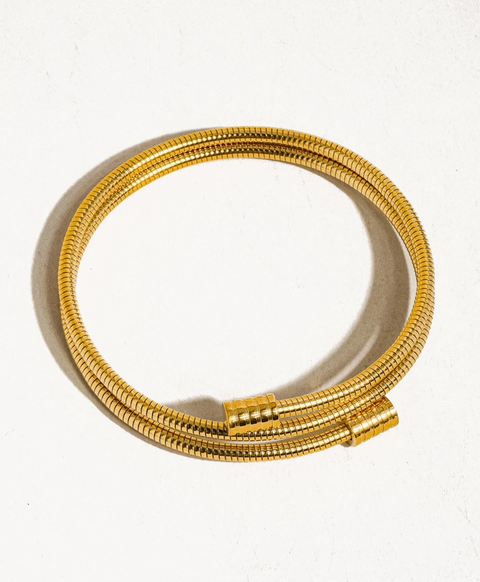Arnell Snake Gold Chain Bracelet