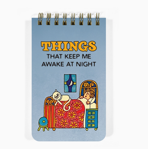 Things That Keep Me Awake At Night - Funny 3x5 Memo Notepad