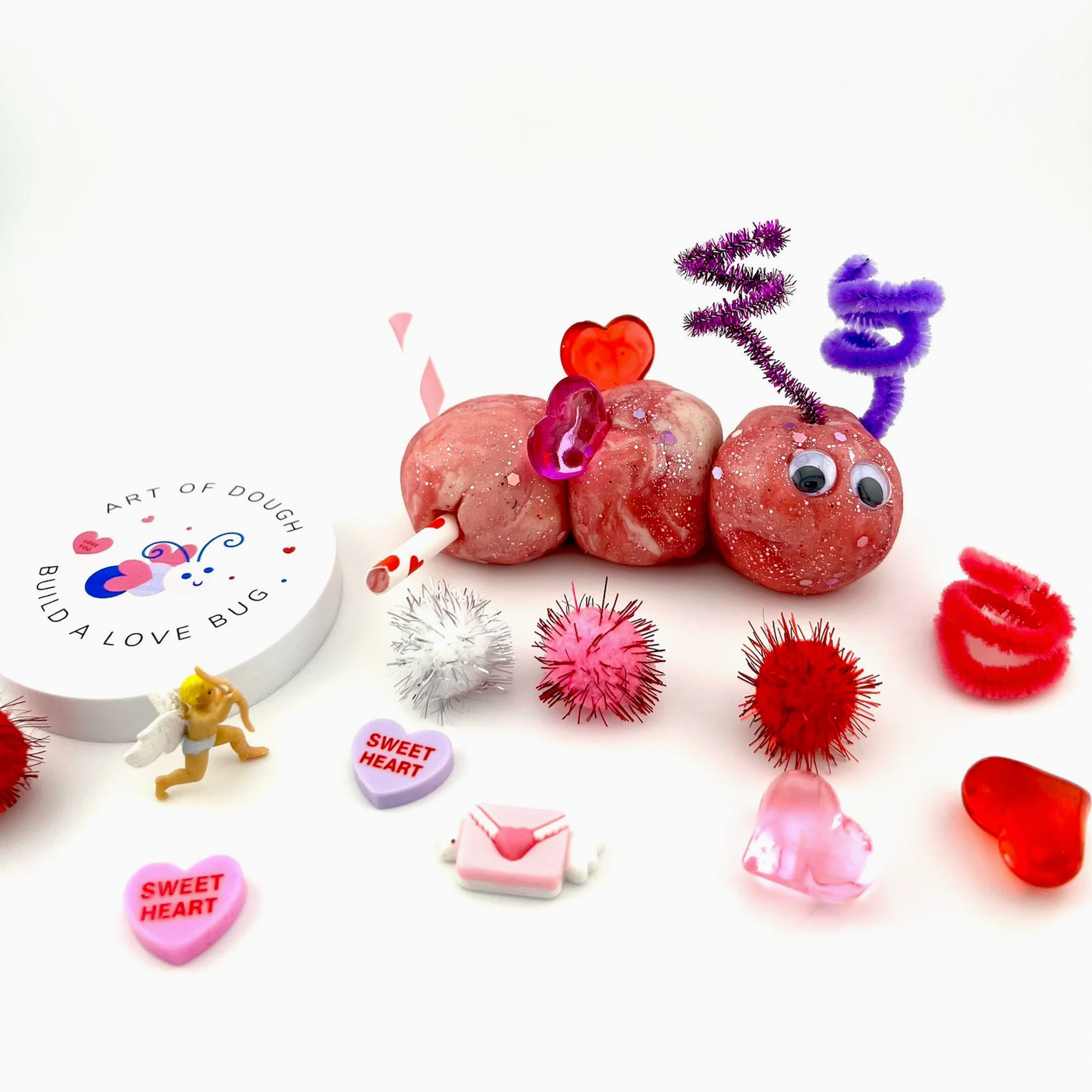Build A Love Bug Valentine's Sensory Jar
