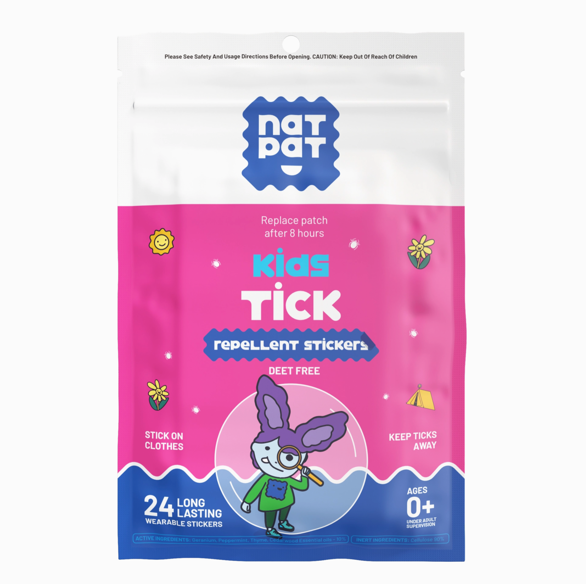 Kids Tick Repellent Stickers