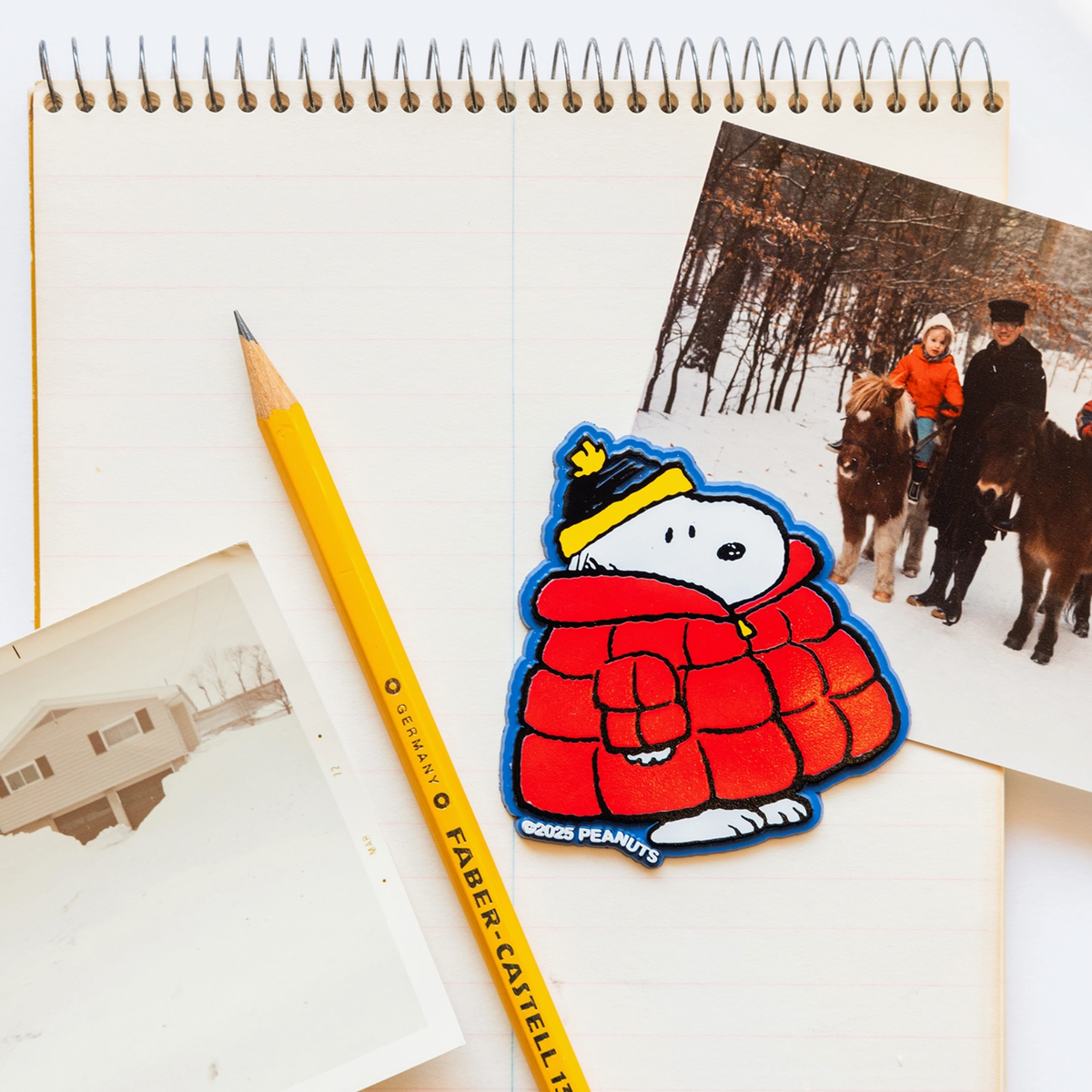Peanuts® - Snoopy Puffy Coat Classic Fridge Magnet - Stay Forever