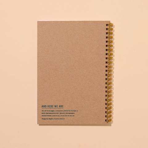 Macaroni Letterpress Spiral Notebook