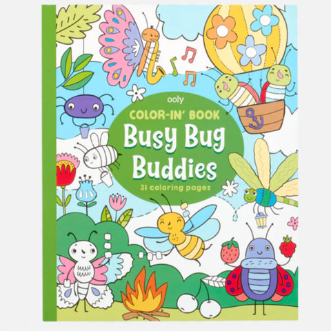 Ooly | Color-in' Book: Busy Bug Buddies