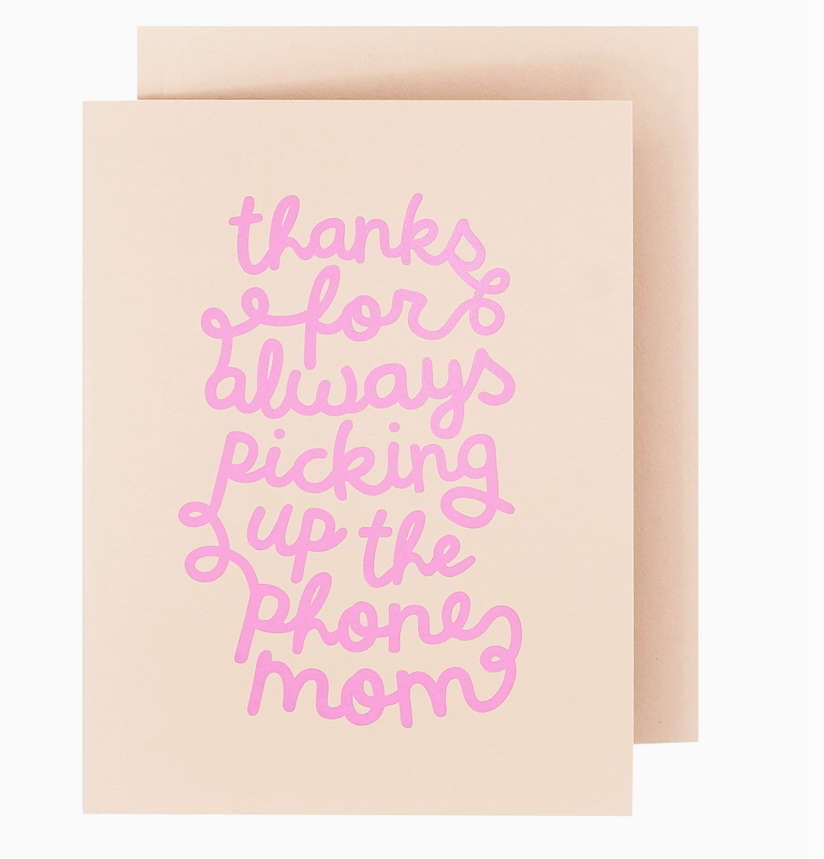 Phone Mom Card