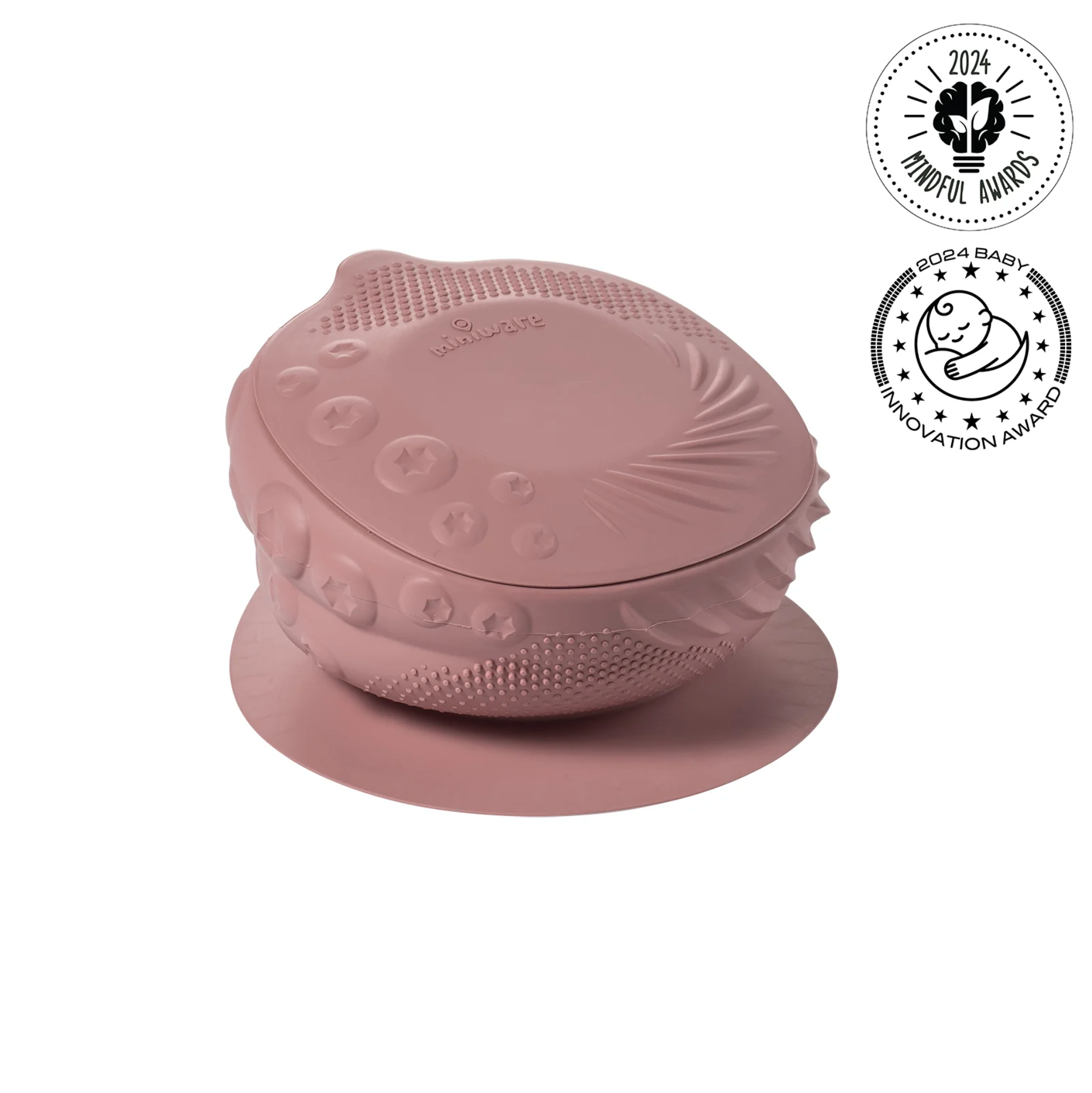 Sensory Baby Bowl - Raspberry