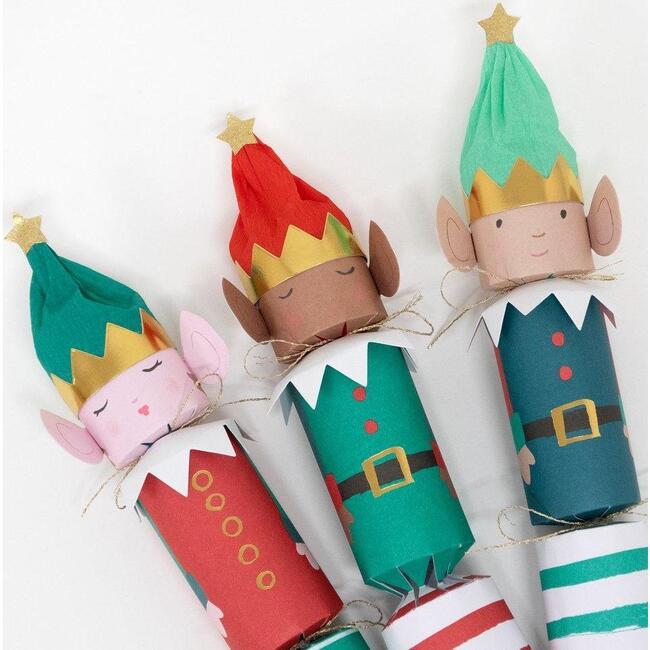 Elf Holiday Crackers (Set of 6)