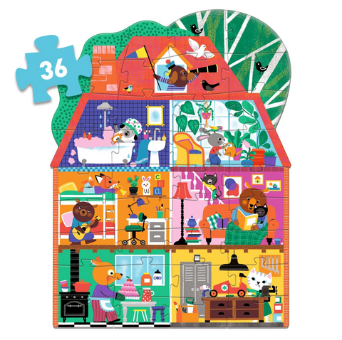 The Little Buddies' House 36 pc Giant Floor Jigsaw Puzzle