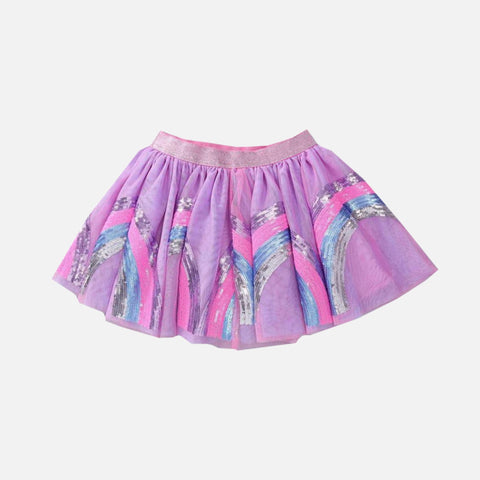 Purple Rainbow Sequins Tutu