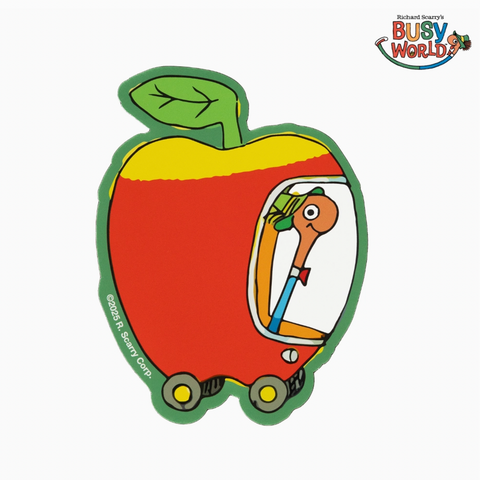 Richard Scarry® - Apple Car Sticker
