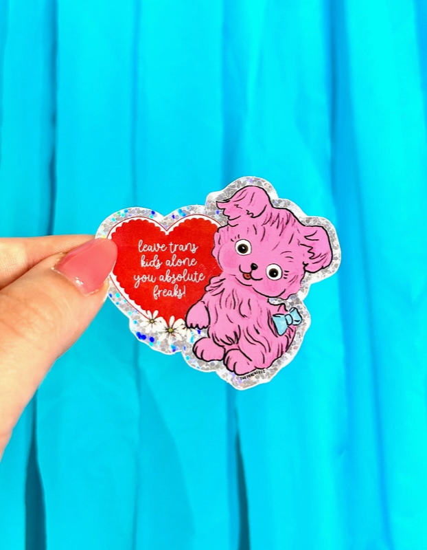 Leave Trans Kids Alone Sticker