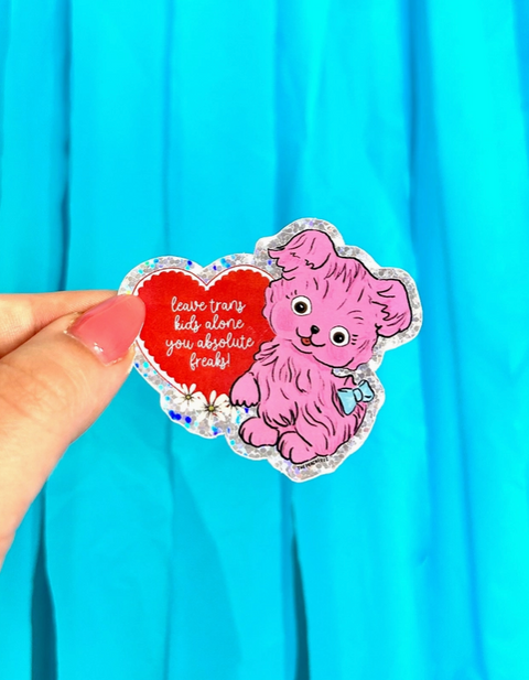 Leave Trans Kids Alone Sticker