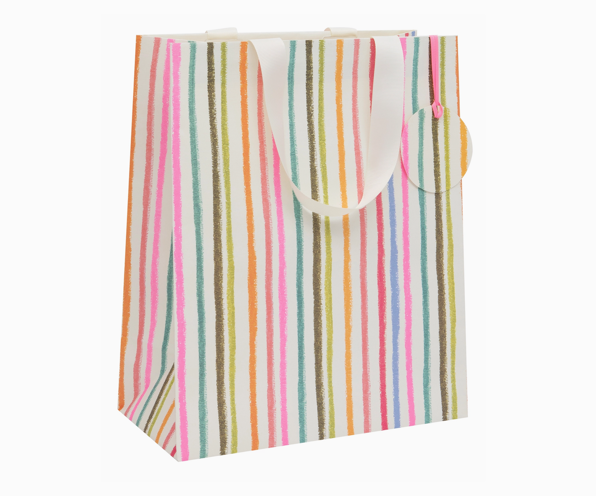 Vertical Stripes Gift Bag Large