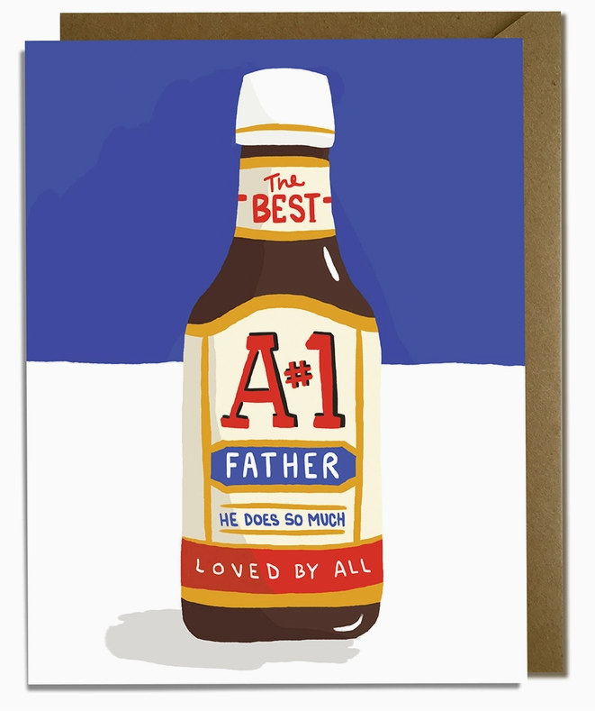 A Number 1 Father - Father's Day Card