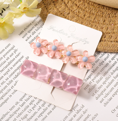 Floral Barrettes