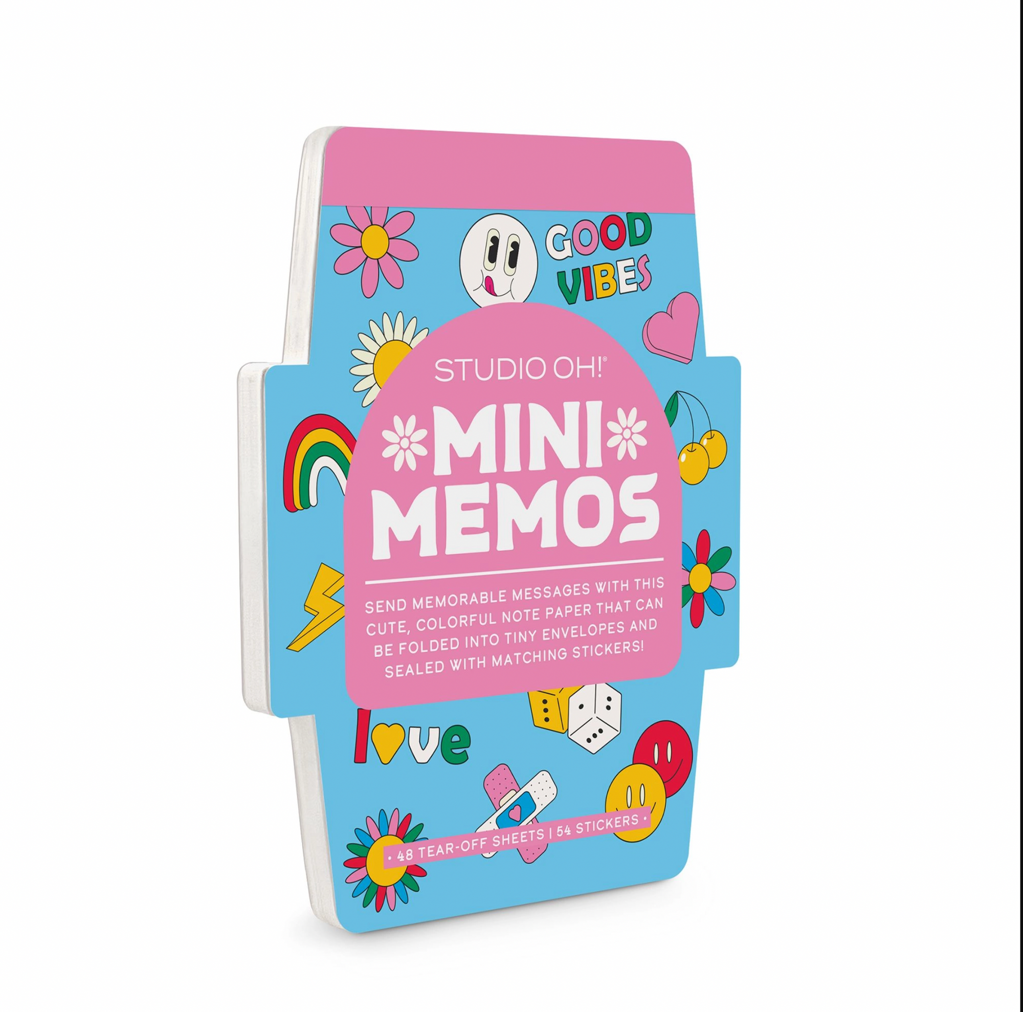 Retro Vibes Mini Memo with Stickers