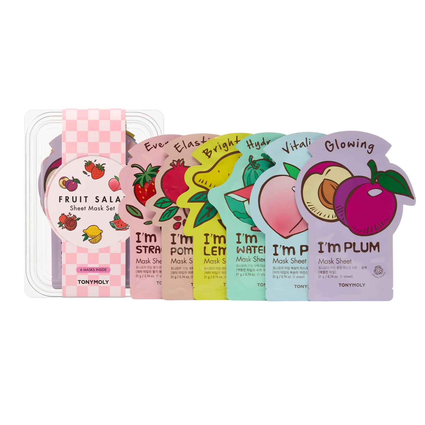 Fruit Salad Sheet Mask Set