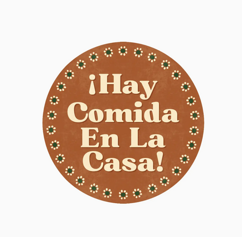 Hay Comida En La Casa Vinyl Sticker
