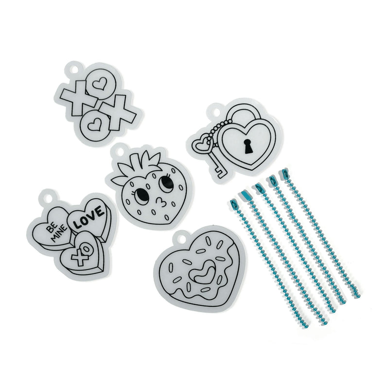 Mini D.I.Y. Shrink Art Kit - Hugs & Kisses