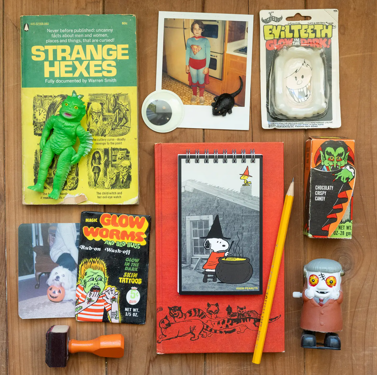 3P4 X Peanuts® Halloween - Snoopy Witch Mini Notebook