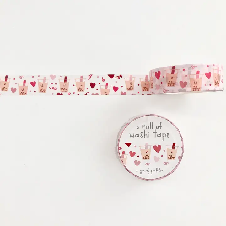 Boba Love Washi Tape - Stay Forever