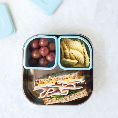 GrowBento: All Ages Bento Box - Key Lime + Aqua