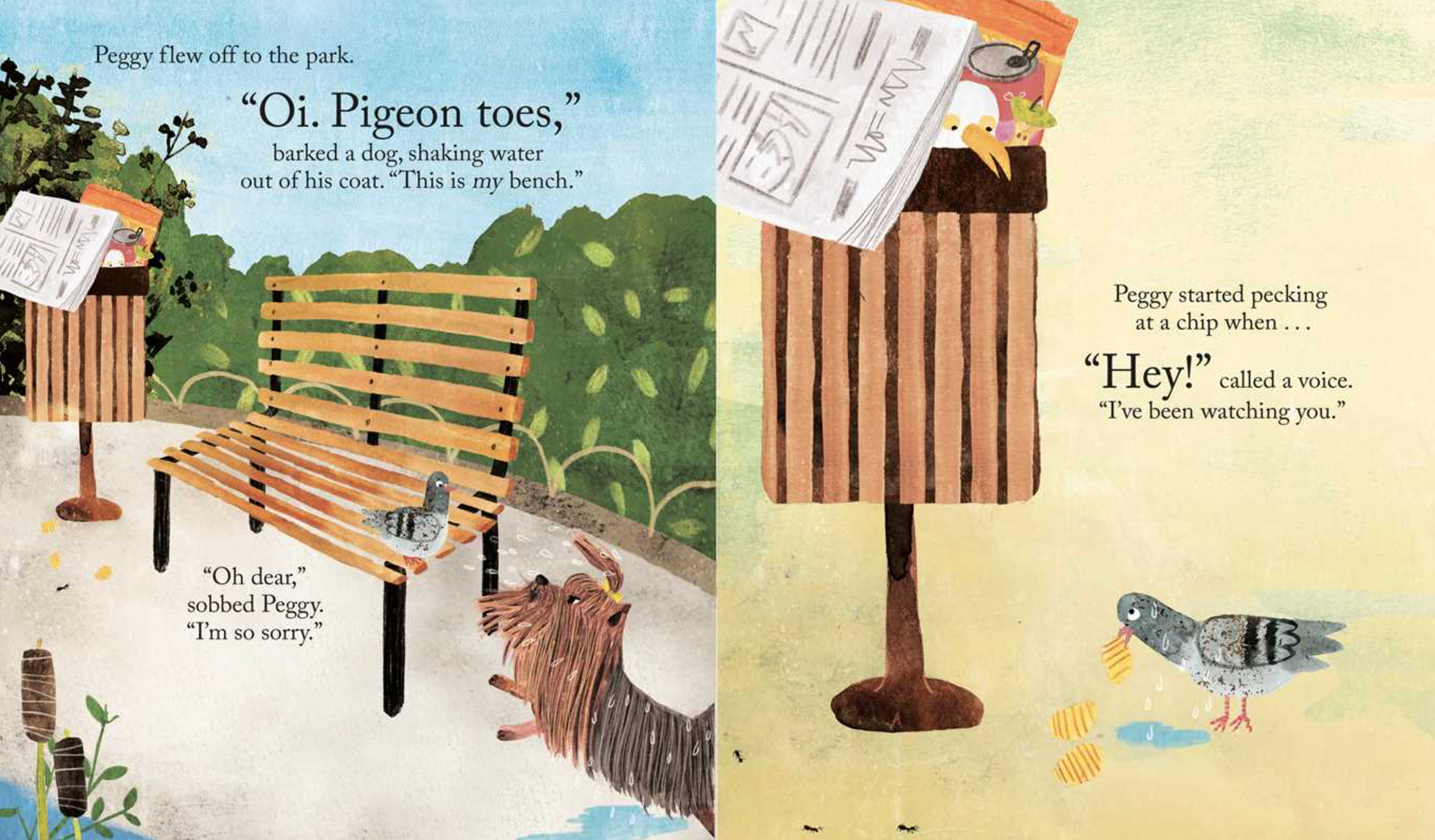 Peggy the Always Sorry Pigeon