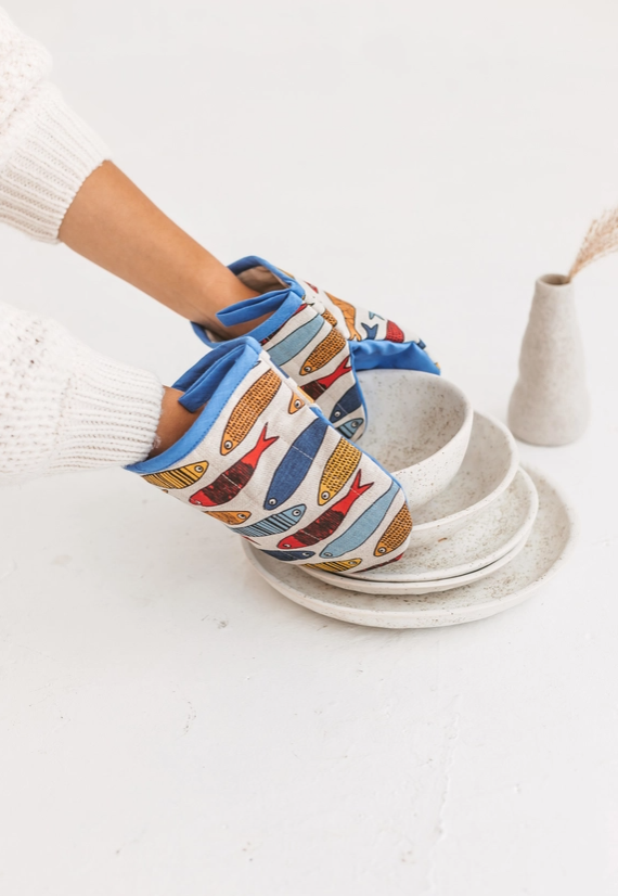 Linen Oven Mini Mitt
