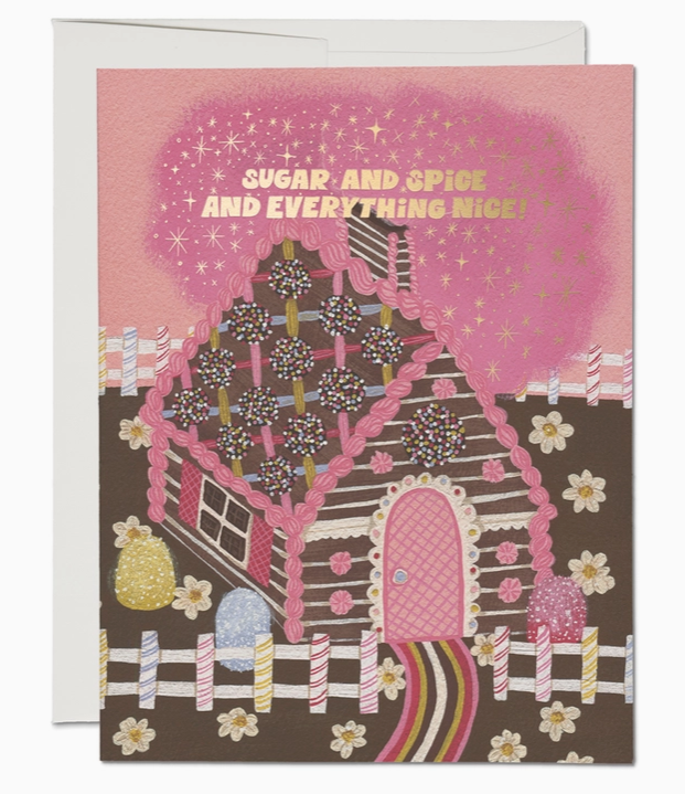 Gingerbread House Holiday Greeting Card