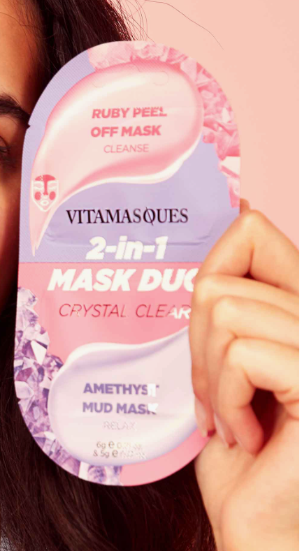 2-in-1 Mask Duo: Crystal Clear 2-in-1 Mask