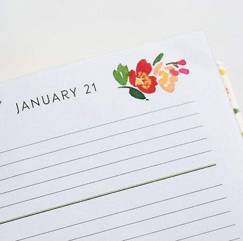 Floral One Line A Day: A Five-Year Memory Book