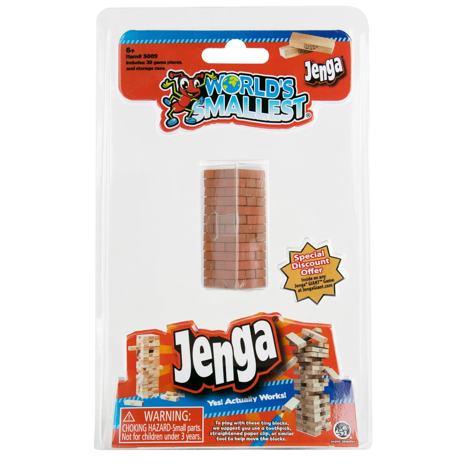 World's Smallest Jenga Game