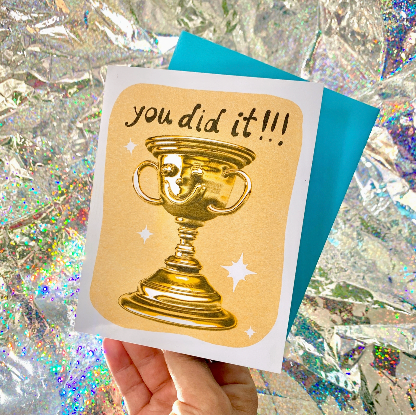 You Did It! Trophy Card