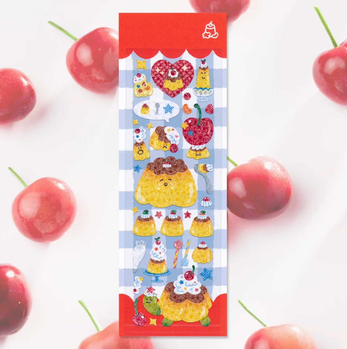 Pudding Friends Holographic Star Glitter Sticker Sheet – Stay Forever