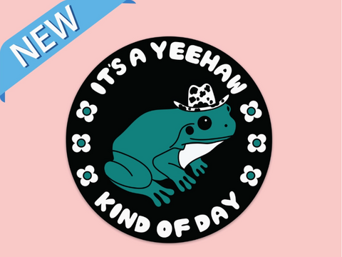 Yeehaw Kinda Day Bumper Magnet