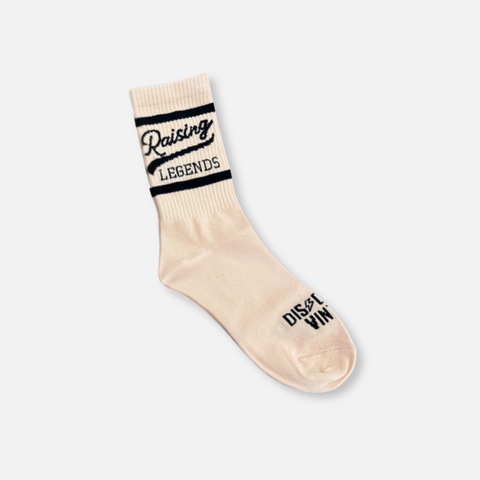 Raising Legends Socks Cream