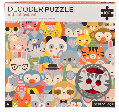Animal Festival 100-Piece Decoder Puzzle
