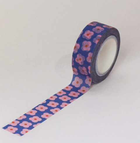 Retro Scattered Flowers Washi