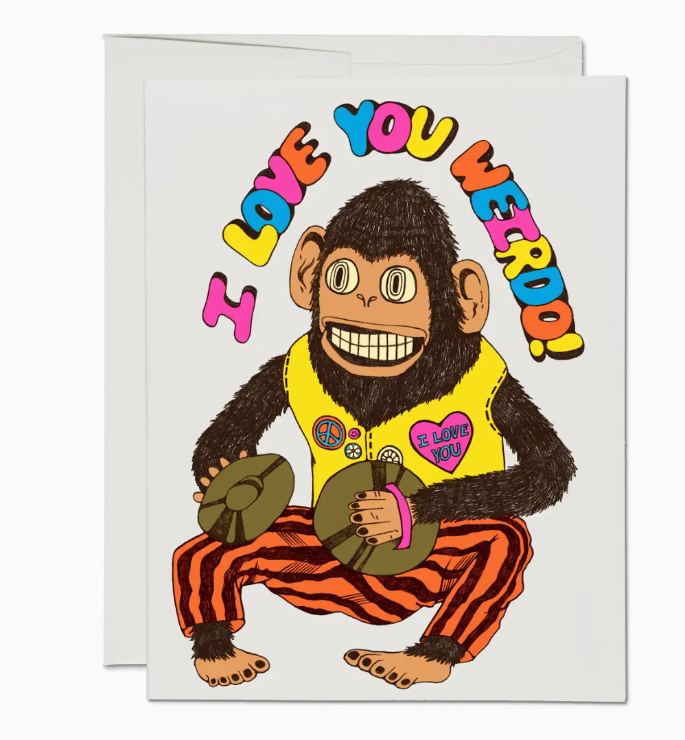 Love You Weirdo Card