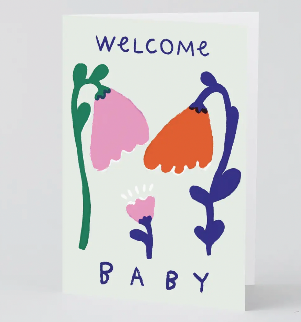 ‘Welcome Baby’ Greetings Card