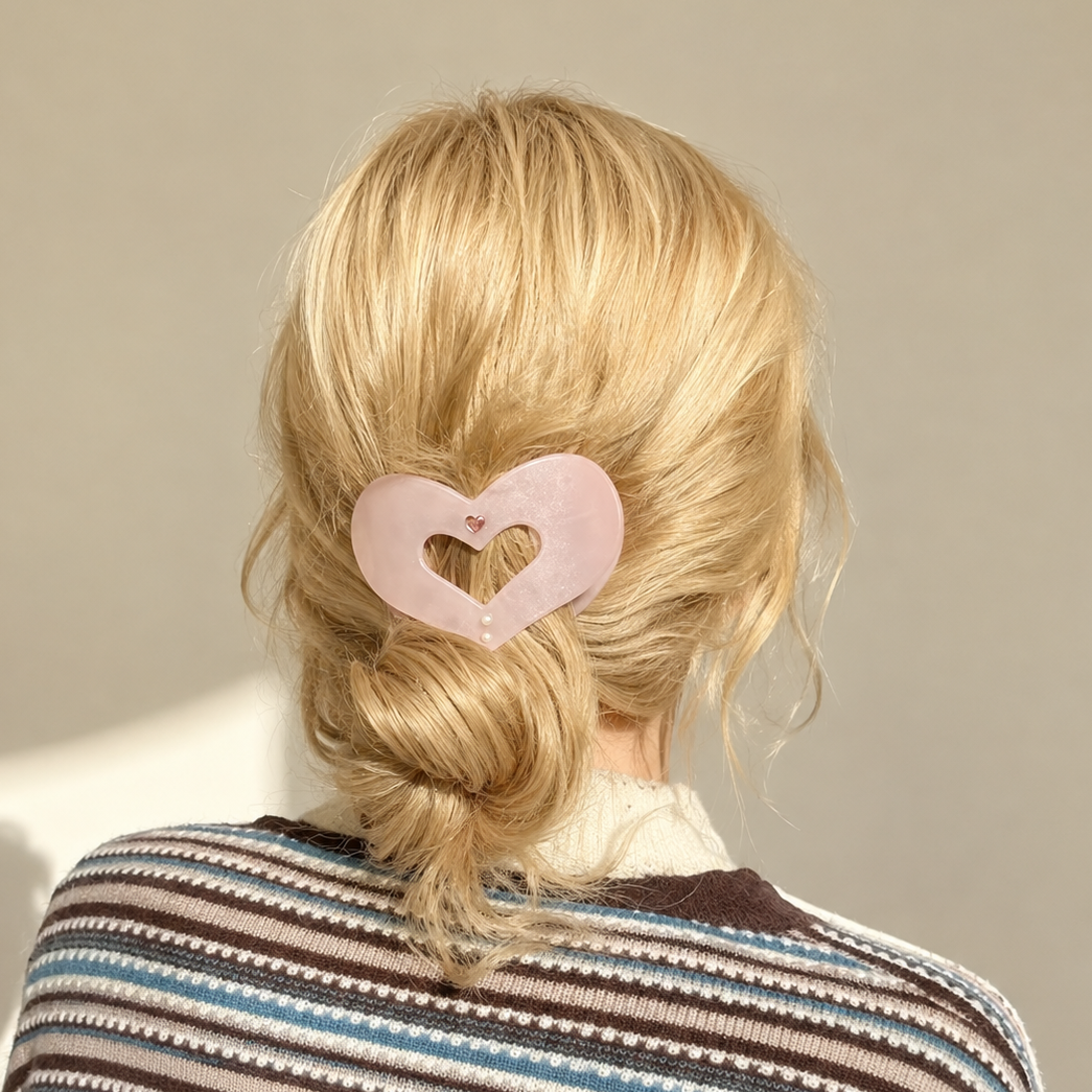 Heart Duckbill Clip