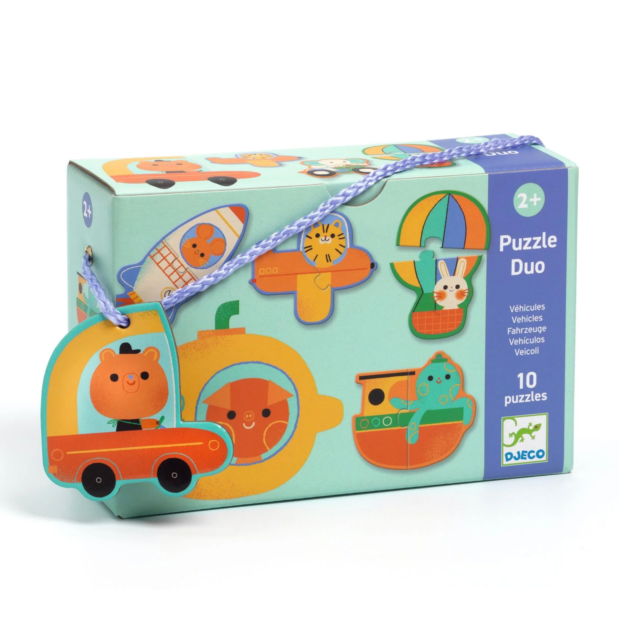 Puzzle Duo Colors Vehicles