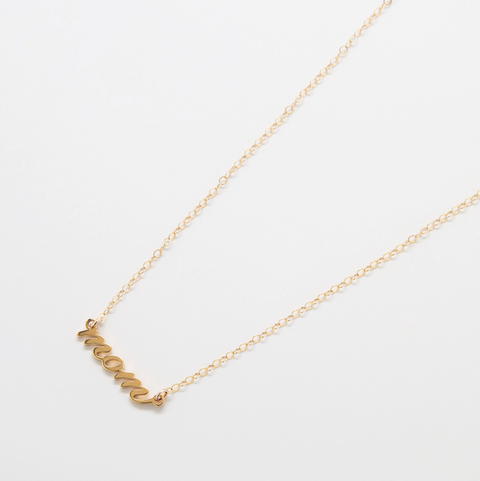 Mom Gold Necklace 16"
