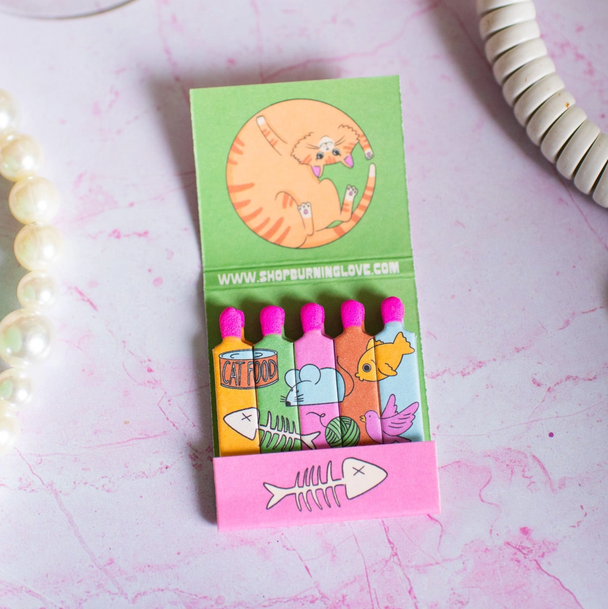 Cat Matchbook - Stay Forever