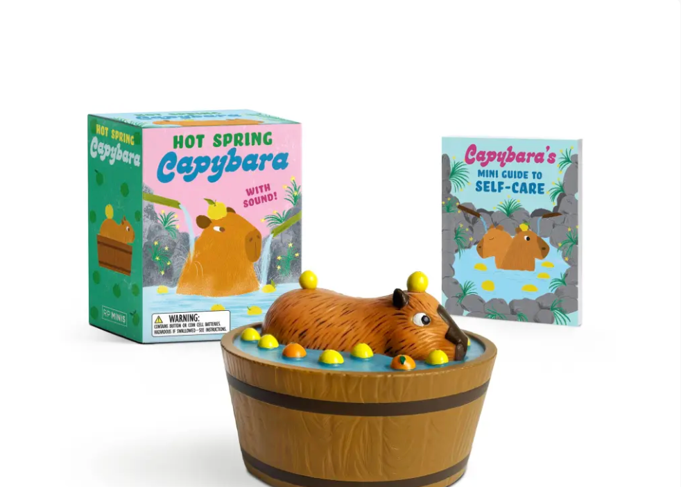 Hot Spring Capybara With Sound!