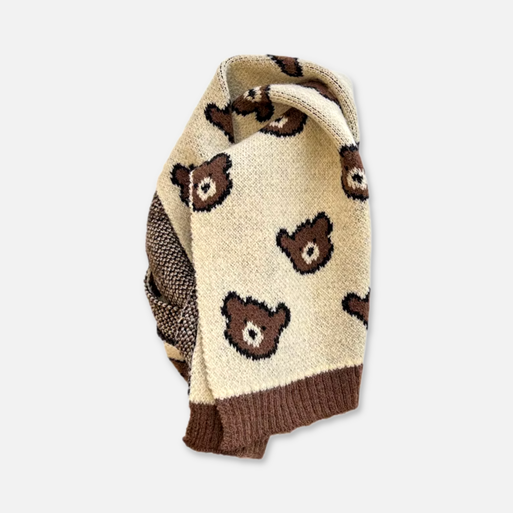 Knit Teddy Scarf
