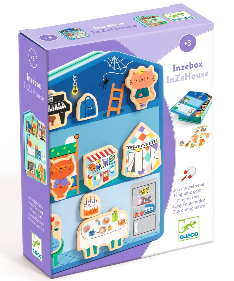 Inzebox Magnetic House Play Set