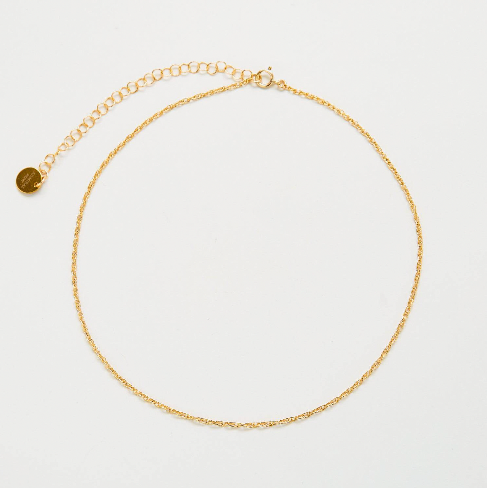 14k Gold Filled Rope Chain Necklace