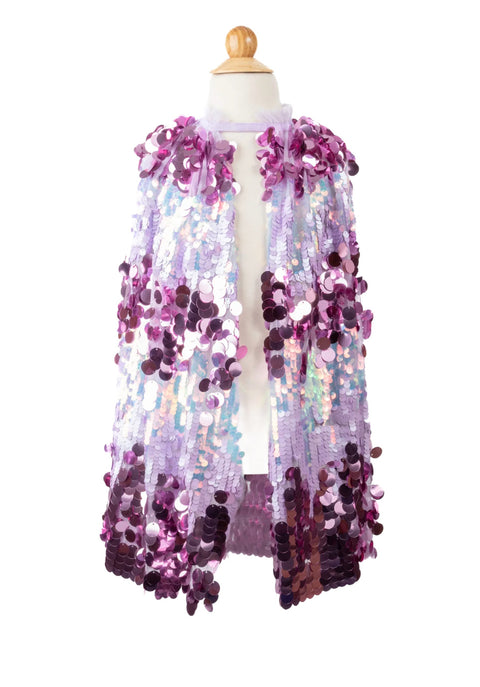 The 5th Avenue Purple Pailette Cape, Size 4-6