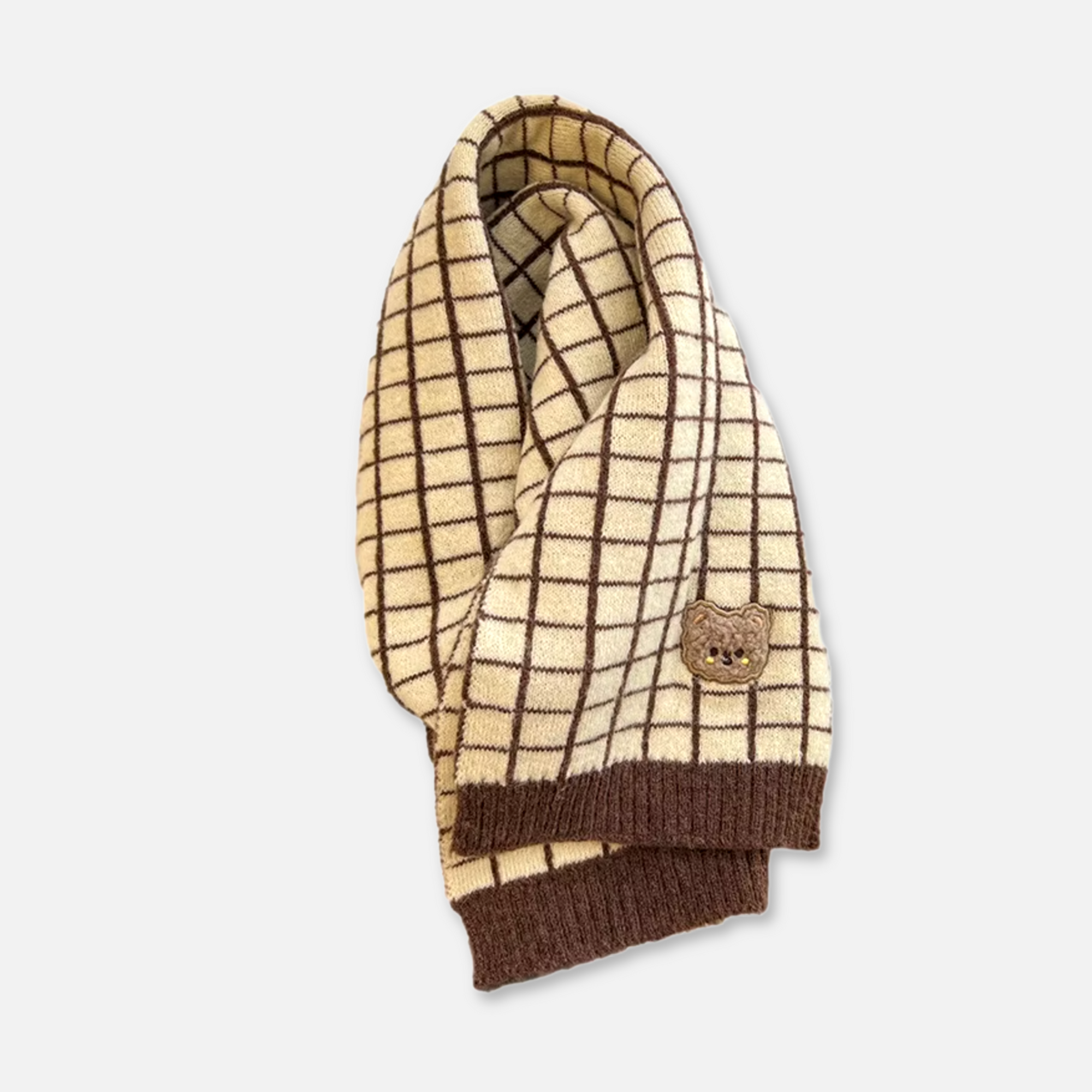Knit Teddy Scarf